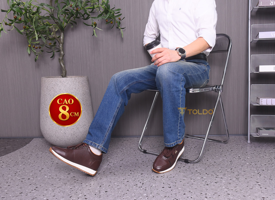 Giày cao cho nam 8cm S1074 10
